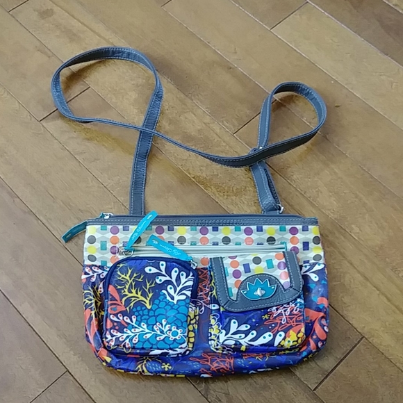 Lily Bloom coral Reef Eco Shine Tracey Crossbody